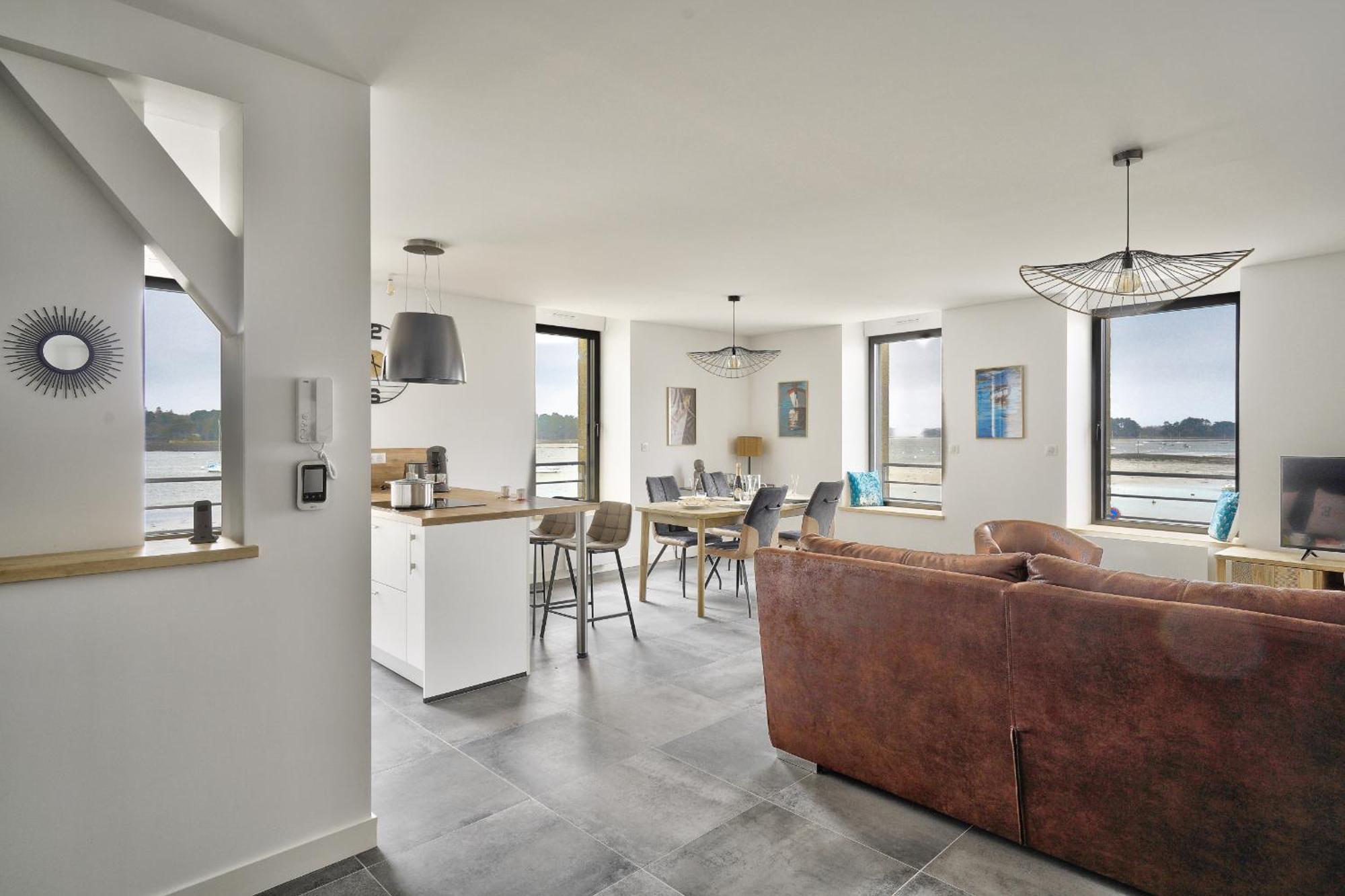 Appartement 4 Personnes Avec Vue Mer Île-Tudy Exterior foto